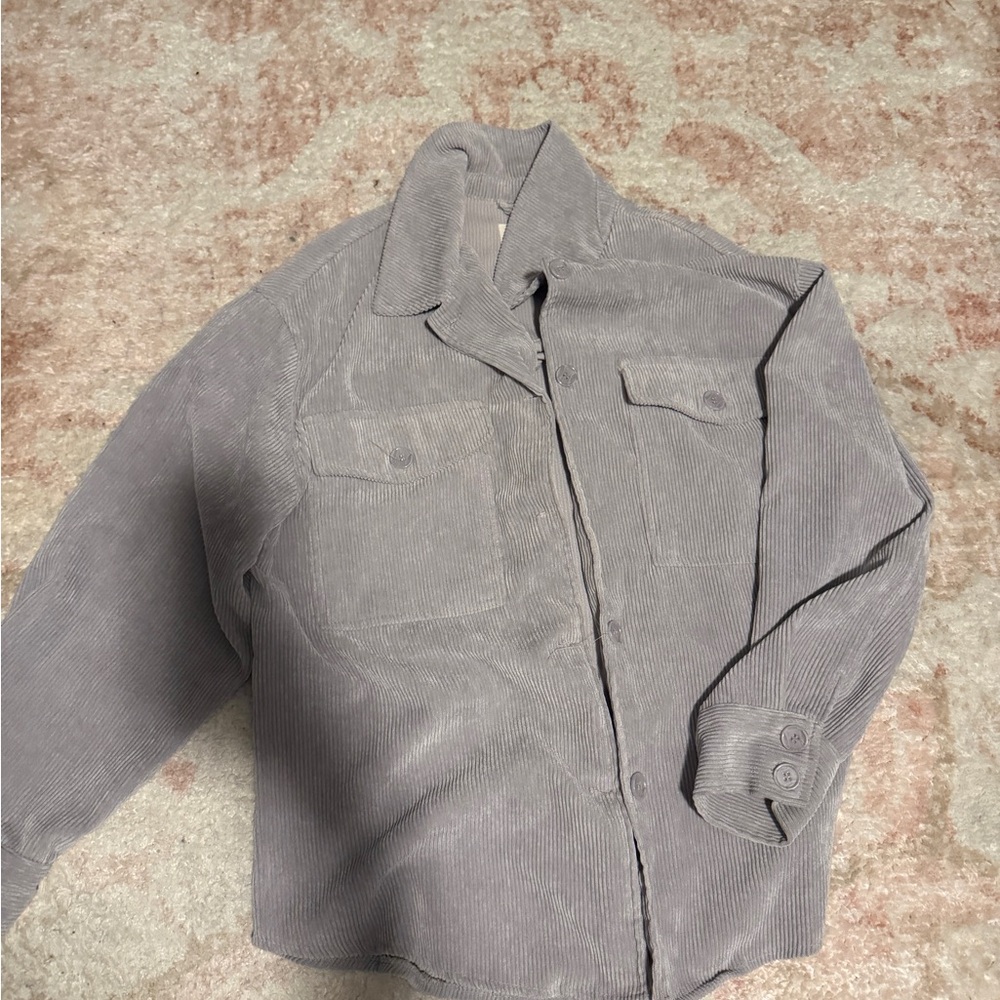 Light Purple Corduroy Jacket